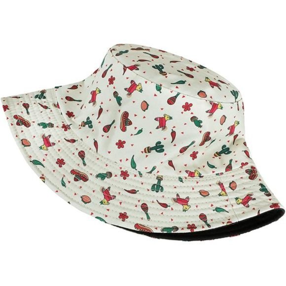 BUCKET Hat for Women Teens Travel Summer I Taco & Cactus - Picture 6 of 6